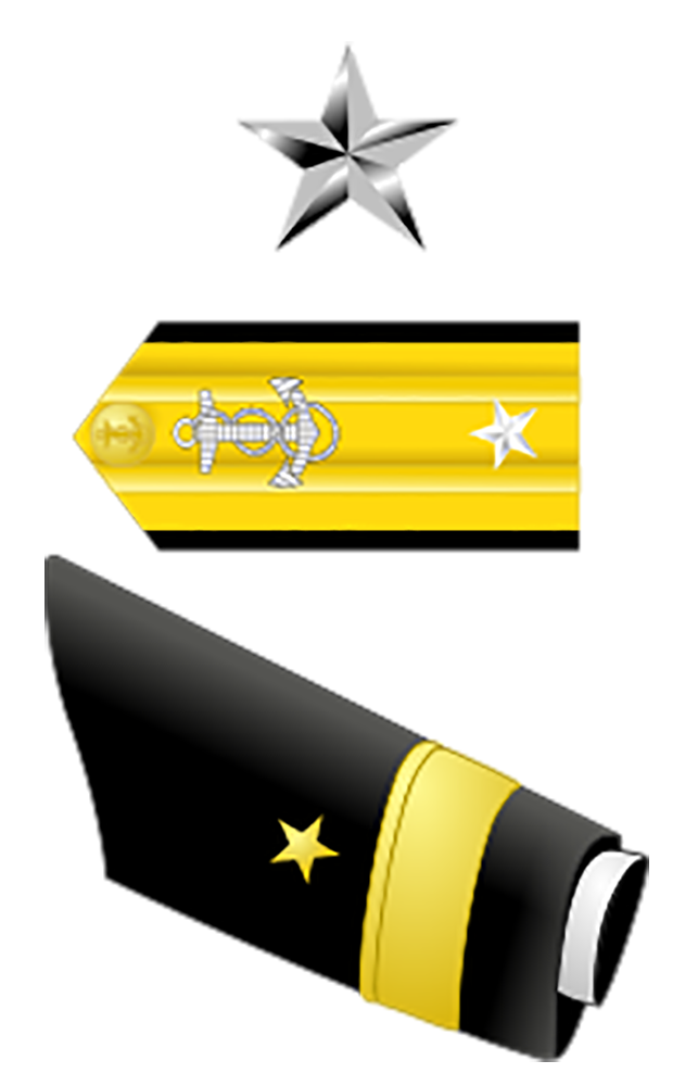 O-7 Rear Admiral Lower Half insignia