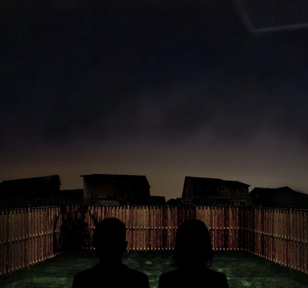FBI-UAP-D027, Digital Rendering, "Dark Translucent Triangle," 2023