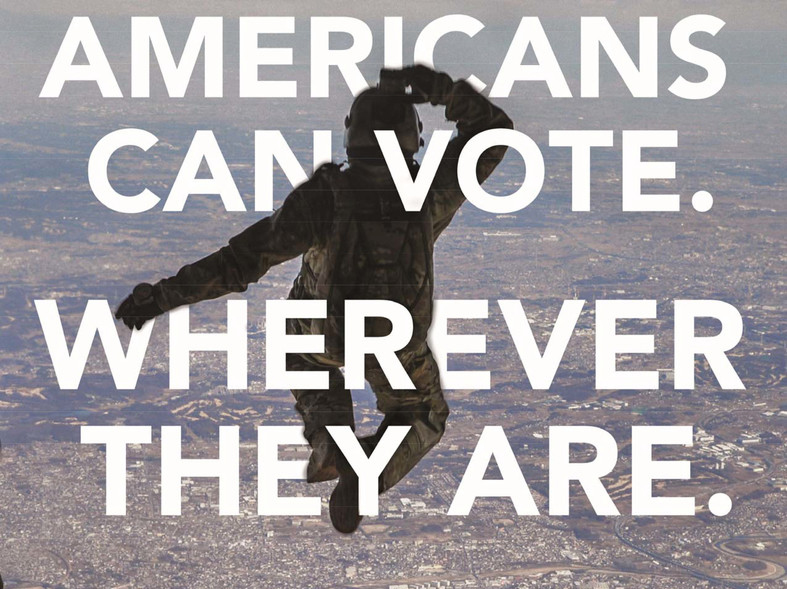 Americans can vote. Wherever they are.