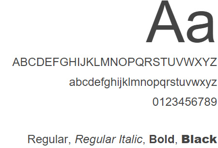 Arial Specimen