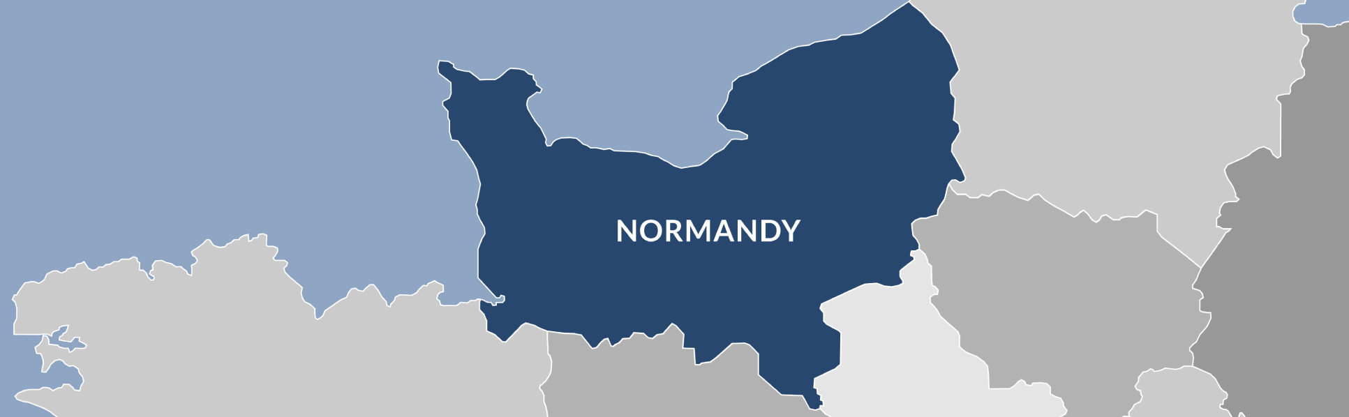 Map of Normandy