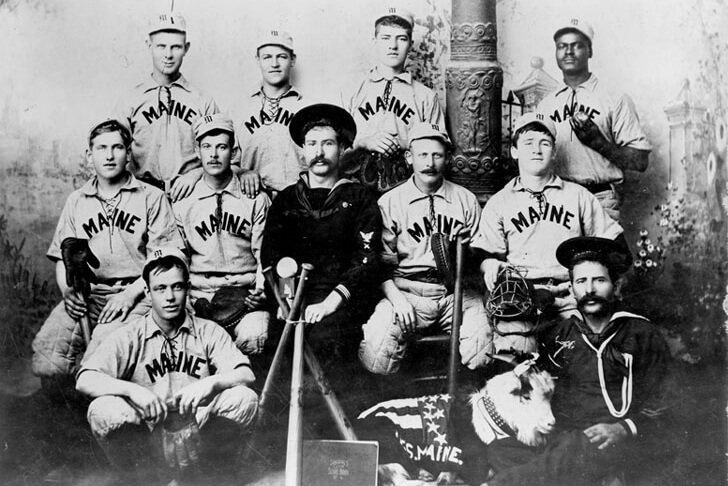 USS Maine 1897 baseball team